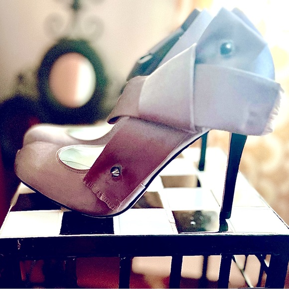 Report Signature vintage satin high heels - Picture 5 of 10